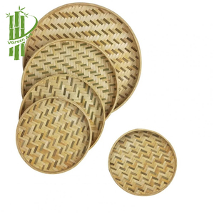 ตะกร้าสานแบบไม่ซ้ำใครตะกร้าไม้ไผ่ดีไซน์ใช้งานได้สำหรับเก็บอาหารห้องครัวช้อปปิ้งหลายขนาด - Product Image 2