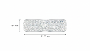 Anillos de diamantes elegantes de oro de 14 quilates y 1.00Ctw para mujer - Product Image 2