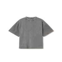 T-shirt personnalisé pour homme à col ras du cou et épaules tombantes, coupe classique, style streetwear, tricoté 100% coton, écologique