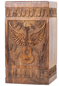 โกศไม้สำหรับขี้เถ้าของมนุษย์ผู้ใหญ่เพศชายเพศหญิง-โกศไม้แกะสลักอย่างสวยงามของที่ระลึกสำหรับคนที่รักของขวัญที่ดี - Product Image 3