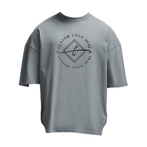 T-shirt en coton biologique Matériau doux écologique Design à manches courtes avec impression personnalisée OEM accepté - Product Image 6