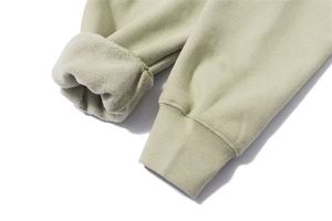 Streetwear personnalisé Ensemble deux pièces pour hommes Pantalon de survêtement évasé Ensemble de jogging et sweat à capuche court Survêtement pour hommes - Product Image 2