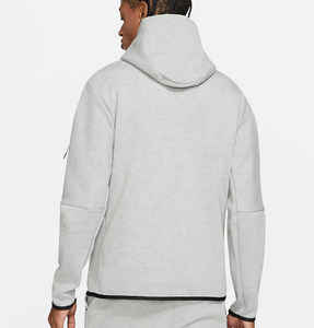 เสื้อมีฮู้ดผ้าฝ้ายโอเวอร์ไซส์สำหรับผู้ชายเสื้อกันหนาวมีฮู้ดพิมพ์โลโก้โฟมเฟรนช์เทอร์รี่ - Product Image 2