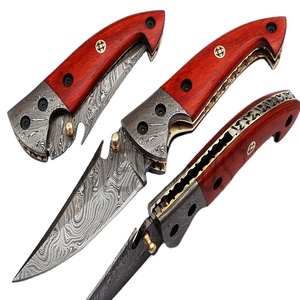 ที่กำหนดเองที่ทำด้วยมือที่สวยงามซับล็อคมีดพับบิดรูปแบบ (Smk1241) - Product Image 2