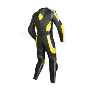 Traje personalizado de cuero para motocicleta, traje de carreras para motociclista, de la mejor calidad, última marca - Product Image 4