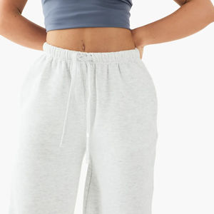 Pantalones Deportivos de Algodón 100% Hechos a Medida para Mujer, Estilo Hip Hop, Pierna Ancha y Recta, Corte Holgado - Product Image 4