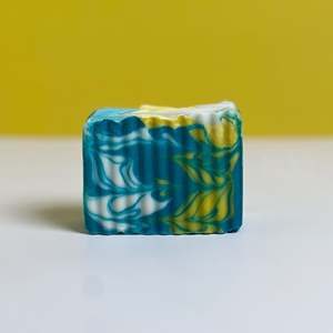 Handmade CHASING WAVES <b>SOAP</b> Solid Bar Skin Care <b>Soap</b> with Shea Butter Papaya Turmeric Ingredients - Product Image 3