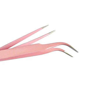 Pinzas para Pestañas, Nuevo Modelo, Pinzas de Acero Inoxidable de Alta Calidad para Extensiones de Pestañas Hechas a Mano - Product Image 3