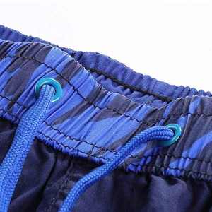 Short de détresse poids lourd personnalisé lavé à l'acide 100% coton pour hommes motif solide Streetwear avec maille pour Jogging décontracté Applique - Product Image 4