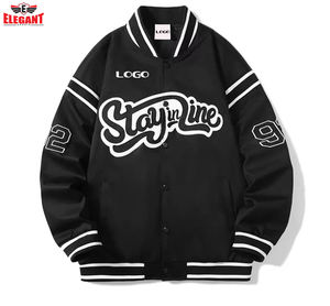 แจ็คเก็ตเบสบอลปักลาย Letterman แบบสั่งทำพิเศษ วัสดุคุณภาพดีที่สุด โดย ELEGANT SPORTS - Product Image 5