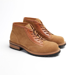 รองเท้าบูทข้อเท้าสูงแบบคลาสสิก ทำจากหนังกลับ พร้อมพื้นรองเท้าและแผ่นรองรับแรงกระแทก สำหรับผู้หญิง ใส่ทำงานในออฟฟิศและงานประชุมทางธุรกิจ - Product Image 2