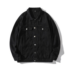 Wholesale custom Long Sleeve Denim Jacket Lightweight Blue Jean <b>Coat</b> Customizable Street Style Outerwear for Daily Wear - Product Image 5