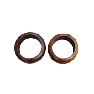 Pulseras de Madera y Latón Clásicas Ecológicas de Diseño Personalizado para Mujer, Color Personalizado, Regalo de Aniversario - Product Image 2