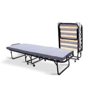Cama Plegable Portátil de Hierro Resistente con Colchón de Microfibra - Diseño Moderno para Oficina y Huéspedes, Tamaños Especiales - Product Image 5