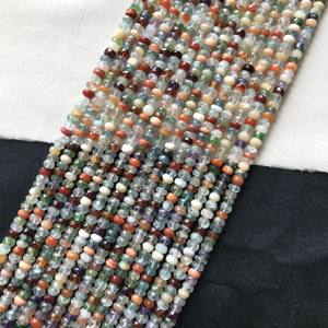 100% Natural IGI Certified AA Grade Multi Disco Rondelle Plain <b>Stone</b> <b>Beads</b> 5-5.5mm-5.5-6.5mm Multi Coluer Multi Fire Vivaaz Gems - Product Image 3