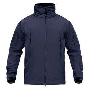 Chaqueta cortavientos de invierno de alta calidad para hombre, chaqueta reflectante impermeable transpirable, logotipo frontal personalizado, venta al por mayor, tela para correr con capucha - Product Image 4