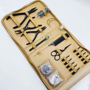 Kit de pinces à cheveux en acier inoxydable de qualité chirurgicale professionnelles, pinces Microlink, peigne de coiffage, ensemble de micro-perles - Ariston - Product Image 4