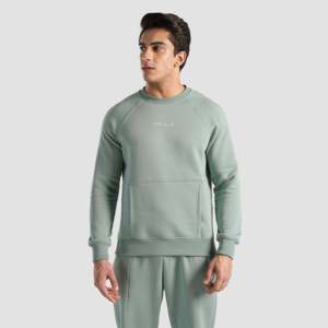 Sudadera Verde 100% Algodón, Tejido French Terry, con Técnicas de Bordado, Patrón Sólido, Serigrafía, Etiqueta Personalizada - Product Image 2