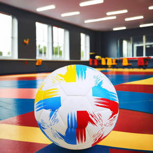 SUNEYE tamaño personalizado 5/4 balón de fútbol oficial de goma PU con logotipo personalizado fútbol de cuero de PVC para deportes y entrenamiento Material de TPU - Product Image 3