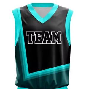 Dernières conceptions d'uniforme de basket-ball pour hommes en vente chaude logo personnalisé respirant/couleurs anti-rides uniforme de basket-ball pour hommes en vente chaude - Product Image 2