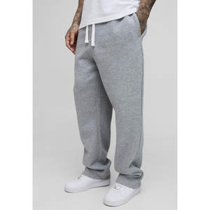 Pantalones de chándal de forro polar de algodón pesado para hombre con cordón Joggers holgados al por mayor - Product Image 1