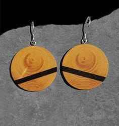 Pendientes colgantes de madera con forma de círculo superventas de La India por ABDUL REHMAN ENTERPRISES - Product Image 2