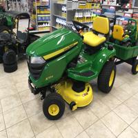 Cortacésped John Deere de 2 tiempos, industrial, de alto rendimiento, a gasolina, con control remoto, tractor cortacésped con control eléctrico, 125cc, 200L
