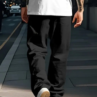 Traje deportivo de moda para hombre con estampado de rayas rojas y blancas digitales en 3D