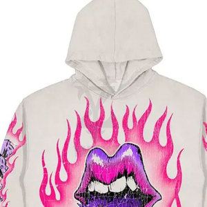 เสื้อฮู้ดดี้สตรีทแวร์ผู้ชายคุณภาพสูง ผลิตจากโพลีเอสเตอร์/คอตตอน รับผลิตสี/โลโก้ตามสั่ง เนื้อผ้าหนานุ่ม ทรงโอเวอร์ไซส์ ขายส่ง - Product Image 2