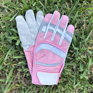 Haute qualité prix usine cuir de vachette longue manchette Softball gants de baseball pour frapper personnaliser les fabricants de gants - Product Image 5