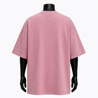 Kaos Streetwear Pria Oversize Bahan Katun Minimalis Grafis Urban Fashion Loose Fit Drop Shoulder OEM Grosir