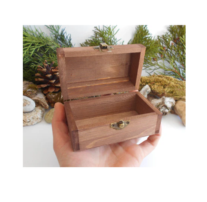 Boîte à bijoux en bois moderne pour cadeaux d'affaires, boîte artisanale, design populaire, boîte à bijoux en bois - Product Image 1