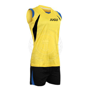 Premium Quality <b>Volleyball</b> Uniform <b>Sets</b> 100% Polyester Customized Colors Logo Latest Design OEM Service 340g Fabric Weight for - Product Image 2