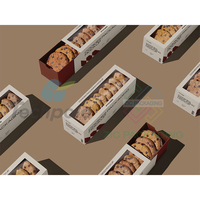 Boîtes à pâtisserie en gros, boîtes à biscuits personnalisées, boîtes à biscuits en carton avec fenêtre transparente