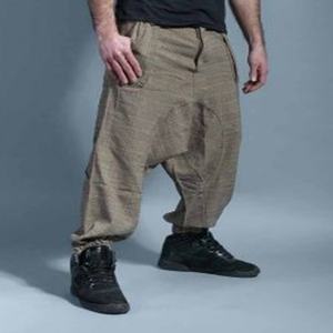 2023 Men's Casual <b>Drop</b> <b>Crotch</b> <b>Pants</b> Custom Made High Waist Lightweight Design - Product Image 5