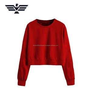 Suéter Corto de Punto 100% Algodón para Mujer, Superventas, Alta Calidad, Estilo Urbano de Invierno, Color Personalizado, Transpirable, Frente - Product Image 1