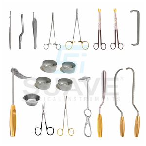 Ensemble de 21 pièces en acier inoxydable de haute qualité Nouveau produit Instruments de chirurgie plastique faits à la main par SUAVE SURGICAL INSTRUMNETS - Product Image 1