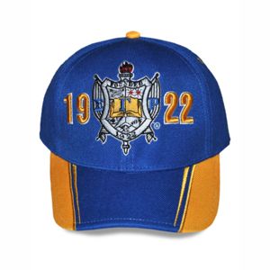 Gorra de lentejuelas SGR-Azul real | Gorro Sigma Gamma Rho de 100% poliéster | Logotipo bordado en 3D en la parte delantera y trasera | Gorro de hermandad con estilo - Product Image 1