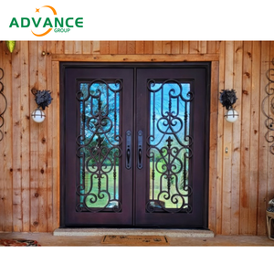 Portail classique en <span class=keywords><strong>fer</strong></span> forgé, porte élégante en métal pour entrée de patio, clôture de jardin, portail d'entrée classique en <span class=keywords><strong>fer</strong></span>, porte en acier forgé - Product Image 6