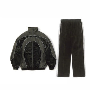 Nuevo Conjunto Deportivo Personalizado, Chaqueta Cortavientos de Nailon, Chaqueta Deportiva con Cremallera, Pantalones Holgados, Conjuntos Deportivos para Hombre - Product Image 4