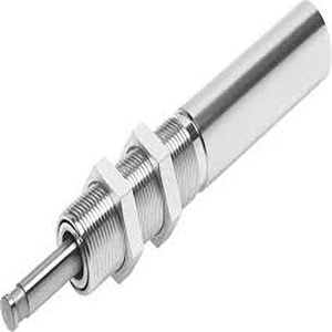 Amortiguador industrial DYSR-20-25-Y5 con amortiguación ajustable, cuerpo de 20 mm y longitud de carrera de 25 mm. - Product Image 4
