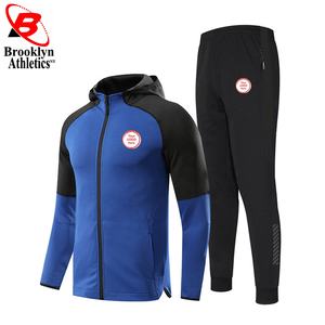 <b>Mens</b> Winter Fleece Tracksuit Set Custom Logo Joggers with Breathable Top and Bottoms Plus Size Street Wear <b>Hoodie</b> - Product Image 1