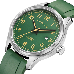 <span class=keywords><strong>Parnis</strong></span> Reloj Mecánico de Acero Inoxidable para Hombre, Esfera Analógica, Cristal de Zafiro, Pantalla Japonesa, Miyota, Automático, 43mm, 8215 - Product Image 5