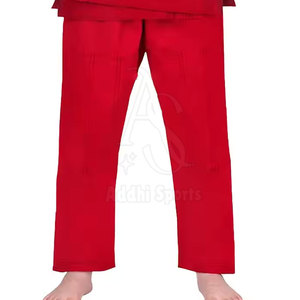 Conjunto de uniforme de Jiu-Jitsu de algodón duradero ligero para niños incluye cinturón para entrenamiento de artes marciales - Product Image 4