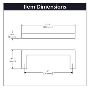 Tirador de cajón cuadrado de nuevo diseño para el hogar, cocina, muebles de oficina, herrajes, puerta, cajón, armario, tirador de armario - Product Image 4