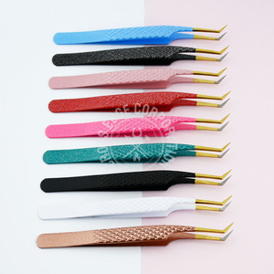 แหนบต่อขนตา45องศาปริมาณขนตาแหนบปลายต่อขนตา - Product Image 1