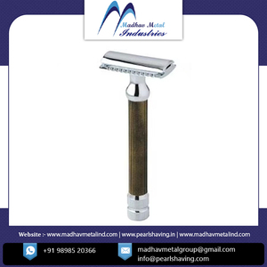 Maquinilla de afeitar de seguridad ajustable de doble filo para cuidado personal del fabricante indio - Product Image 2