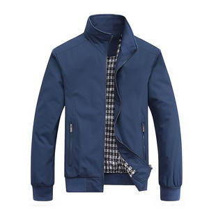 Chaqueta de bombardero para hombre de Último precio para exteriores, chaqueta de bombardero larga de diseño barato para hombre con logotipo estampado - Product Image 1
