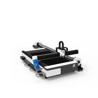 Machine de découpe laser à fibre 2000W pour tubes et tôles, système de contrôle Cypcut, machine de découpe laser intégrée 3000W pour tubes et plaques, machine de découpe laser 6000W