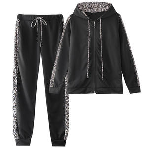 Chándal negro para mujer, recién llegado, ropa deportiva de alta calidad, chándal para mujer, chándal para mujer, ropa de gimnasio, chándal cómodo - Product Image 1